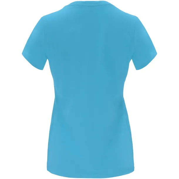 Capri short sleeve women's t-shirt - Roly Turquois