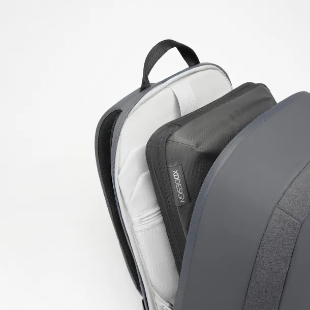  Bobby Edge ruksak, 16" - XD Design Siva Crna