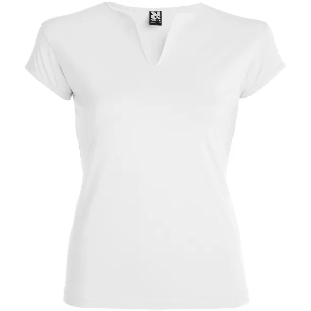 Belice short sleeve women's t-shirt - Roly White