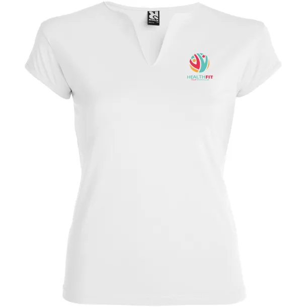 Belice short sleeve women's t-shirt - Roly White