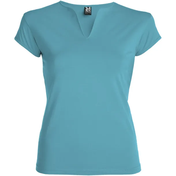 Belice short sleeve women's t-shirt - Roly Turquois