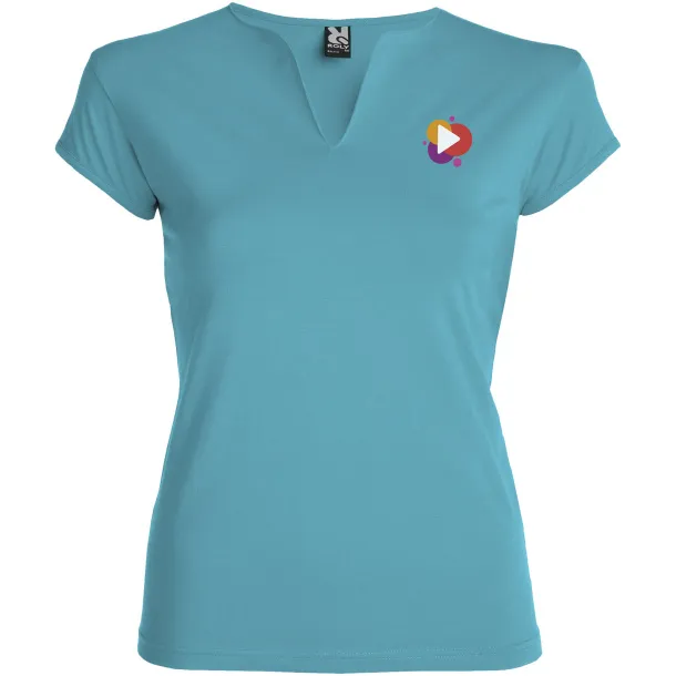 Belice short sleeve women's t-shirt - Roly Turquois