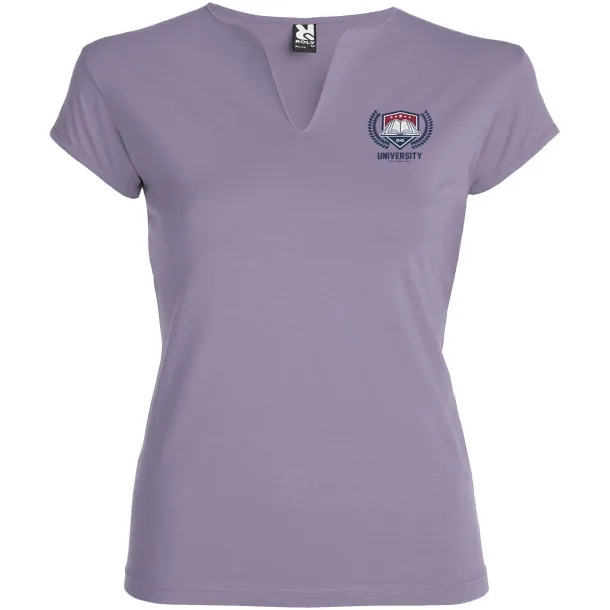 Belice short sleeve women's t-shirt - Roly Lavanda