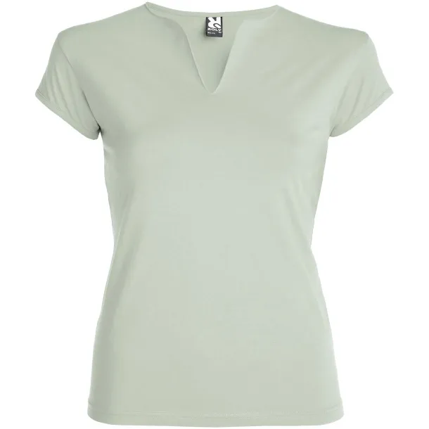 Belice short sleeve women's t-shirt - Roly Mist Green