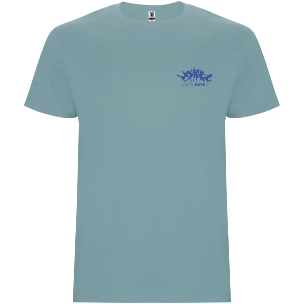 Stafford short sleeve kids t-shirt - Roly Dusty Blue