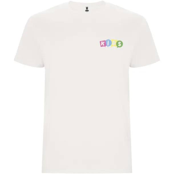 Stafford short sleeve kids t-shirt - Roly Vintage White