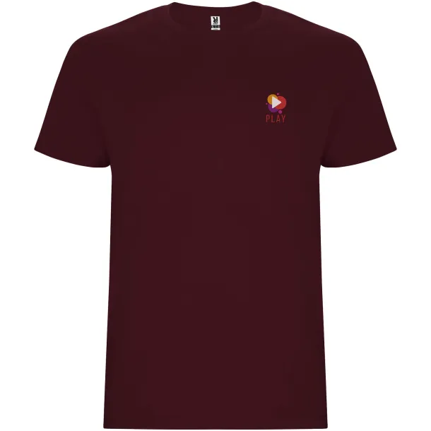 Stafford short sleeve kids t-shirt - Roly Garnet