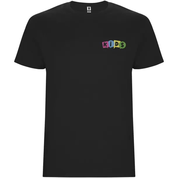 Stafford short sleeve kids t-shirt - Roly Solid black
