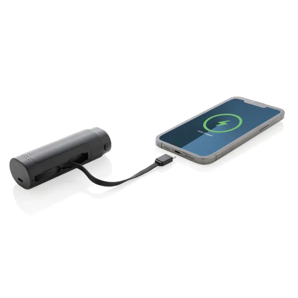 CycleCell prijenosna baterija s odvojivom baterijom, 5 000 mAh - XD Collection Crna