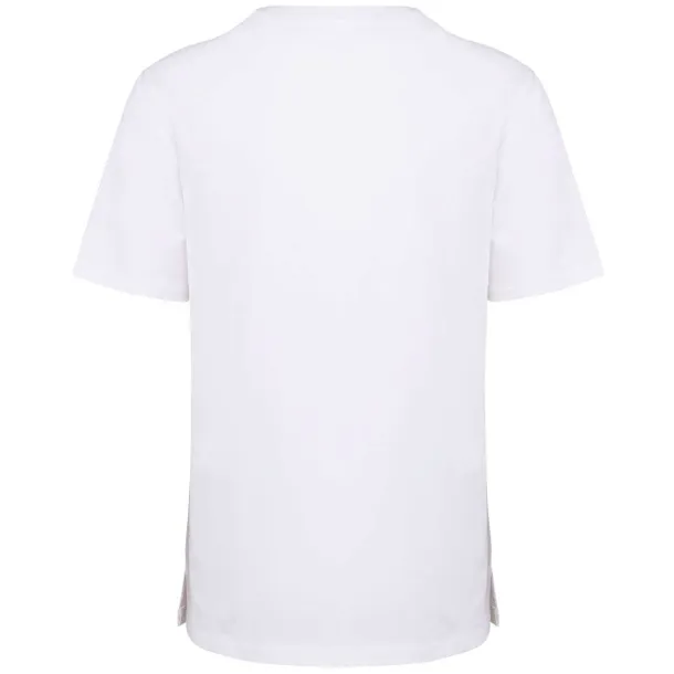  UNISEX SHORT SLEEVE COTTON TUNIC - Designed To Work Bijela