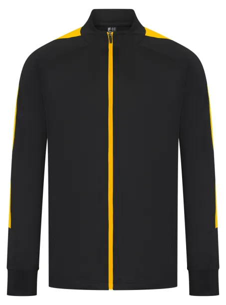  ADULT'S KNITTED TRACKSUIT TOP - Finden + Hales Black Gold