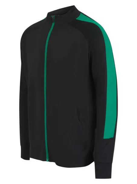  ADULT'S KNITTED TRACKSUIT TOP - Finden + Hales Black Emerald
