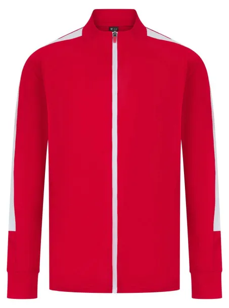  ADULT'S KNITTED TRACKSUIT TOP - Finden + Hales Red White