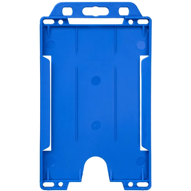 Pierre recycled plastic card holder Blue