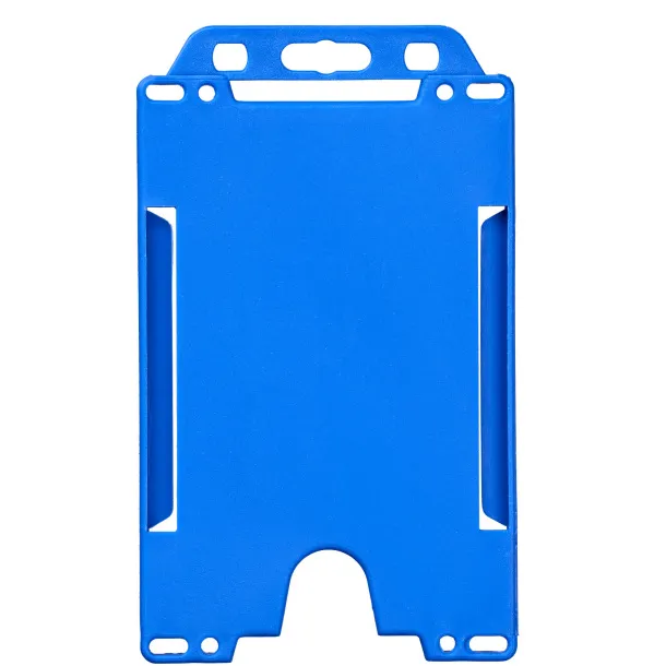 Pierre recycled plastic card holder Blue