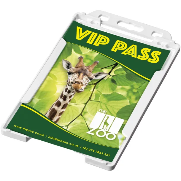 Pierre recycled plastic card holder White