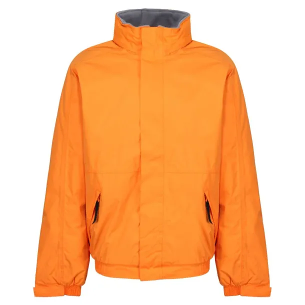  DOVER FLEECE LINED BOMBER JACKET - Regatta Sun Orange Seal Grey