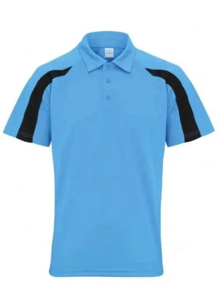  CONTRAST COOL POLO - Just Cool Sapphire Blue Jet Black