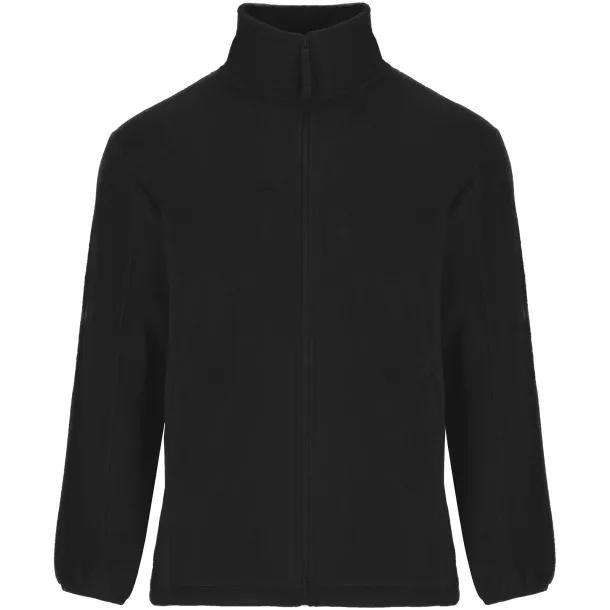 Artic kids full zip fleece jacket - Roly Solid black