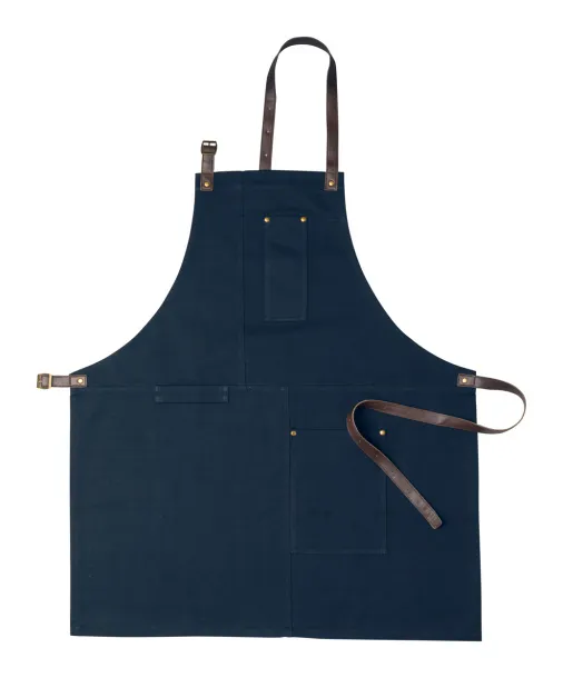 James cotton apron Dark blue Brown