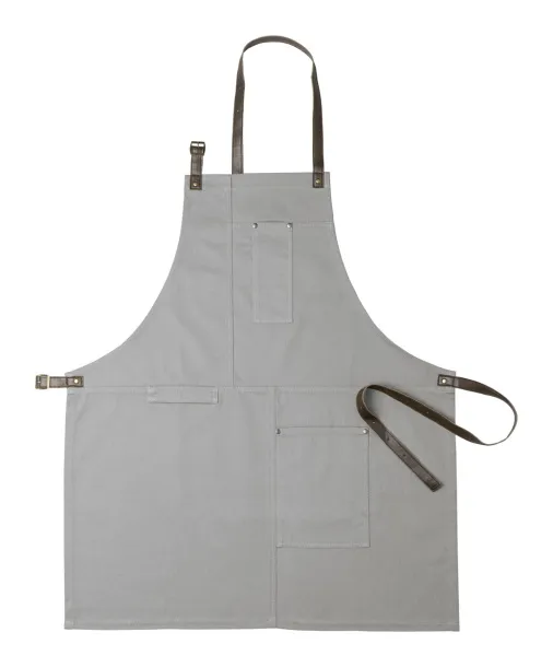 James cotton apron Grey Brown