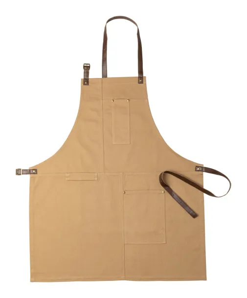 James cotton apron khaki Brown