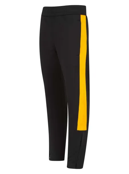  Hlače od trenirke - unisex, 250 g/m2 - Finden + Hales Crna Zlatna