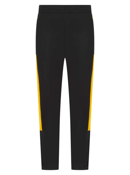  Hlače od trenirke - unisex, 250 g/m2 - Finden + Hales Crna Zlatna