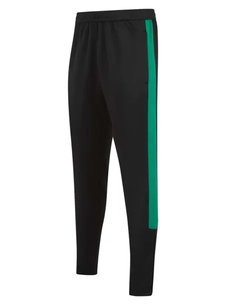  Hlače od trenirke - unisex - Finden + Hales Crna Emerald