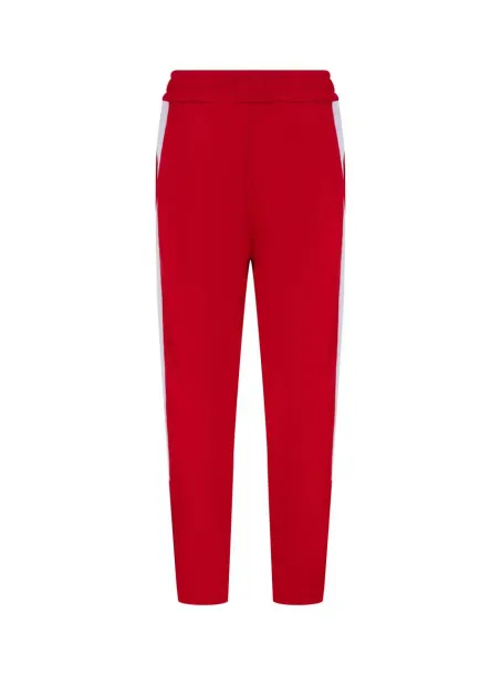  Hlače od trenirke - unisex, 250 g/m2 - Finden + Hales Crvena Bijela
