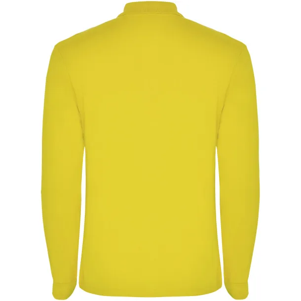 Estrella long sleeve men's polo - Roly Yellow