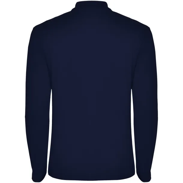 Estrella muška polo majica dugih rukava, 220 g/m² - Roly Mornarski plava