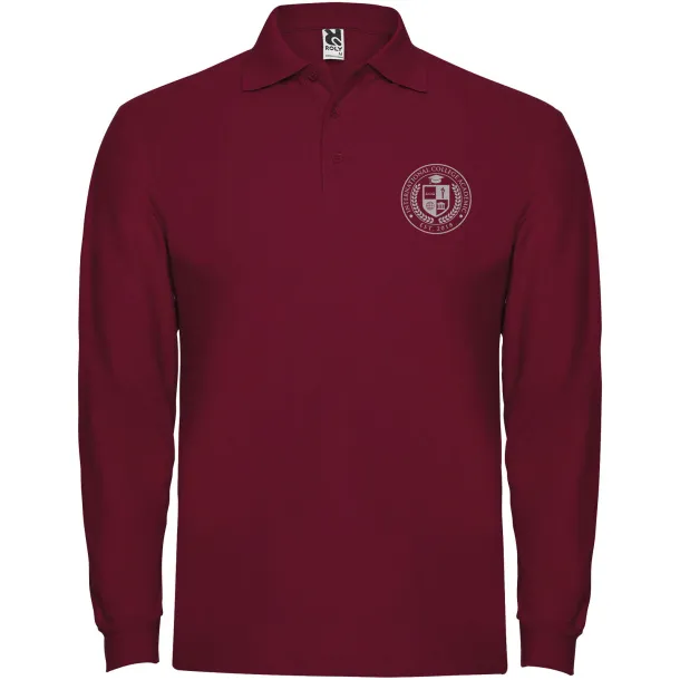 Estrella muška polo majica dugih rukava - Roly Garnet