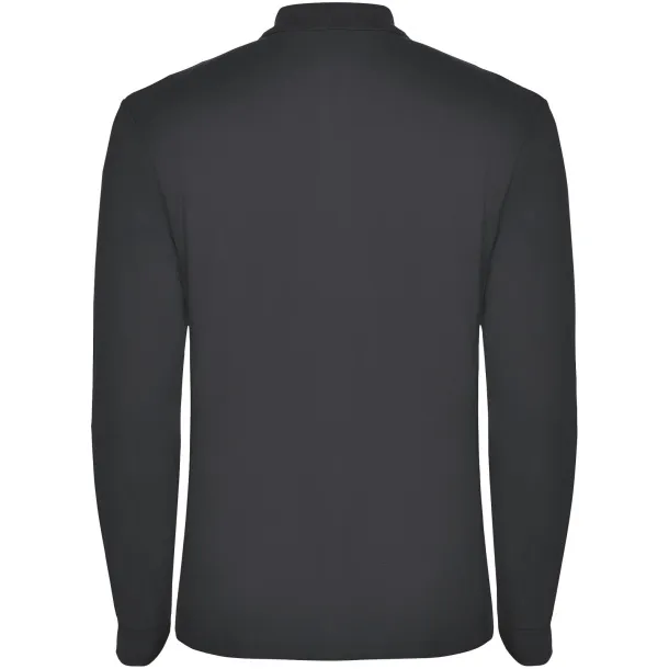 Estrella muška polo majica dugih rukava, 220 g/m² - Roly Dark Lead