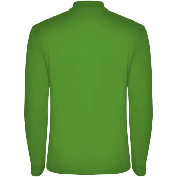 Estrella muška polo majica dugih rukava, 220 g/m² - Roly Grass Green