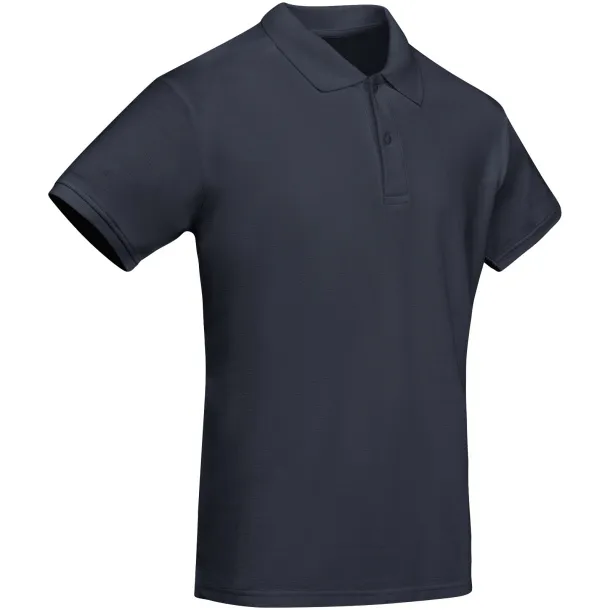 Prince organic cotton short sleeve men's polo - Roly Mornarski plava