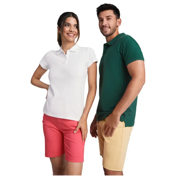 Prince organic cotton short sleeve men's polo - Roly Mornarski plava