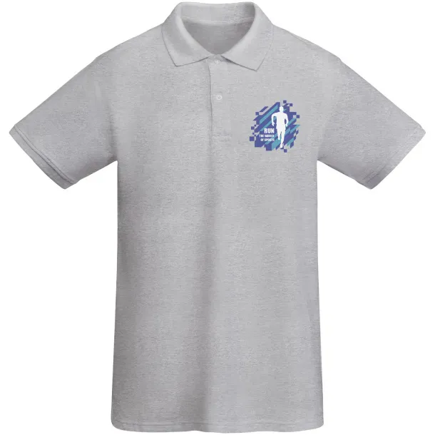 Prince muška polo majica s kratkim rukavima od organskog pamuka - Roly Sport grey
