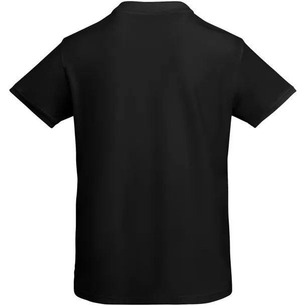 Prince muška polo majica s kratkim rukavima od organskog pamuka - Roly Solid black