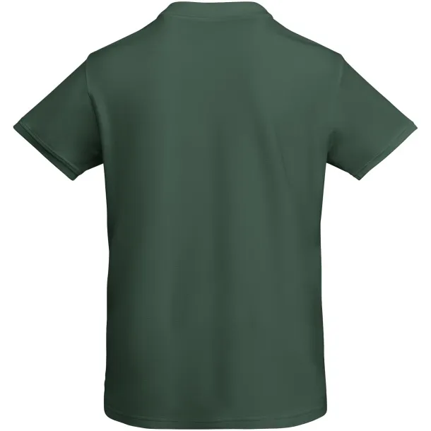 Prince organic cotton short sleeve men's polo - Roly Bottle green
