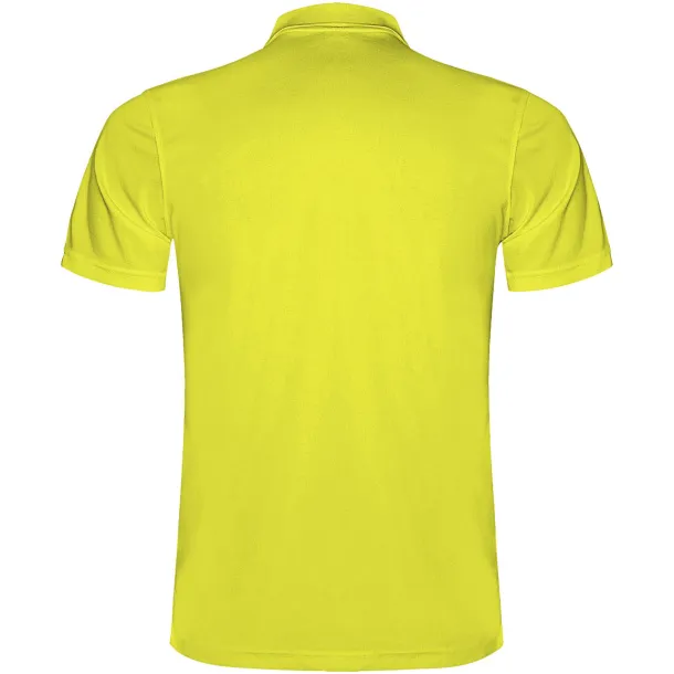 Monzha muška sportska polo majica kratkih rukava, 150 g/m² - Roly Fluor Yellow