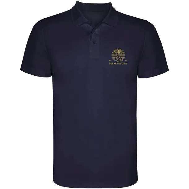Monzha muška sportska polo majica kratkih rukava, 150 g/m² - Roly Mornarski plava