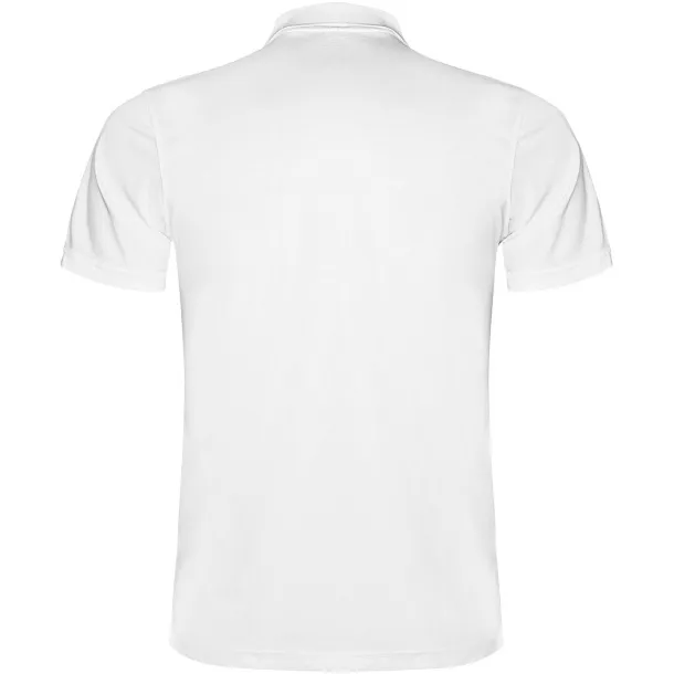 Monzha short sleeve men's sports polo - Roly White