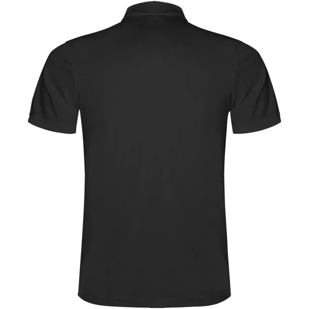 Monzha muška sportska polo majica kratkih rukava, 150 g/m² - Roly Crna