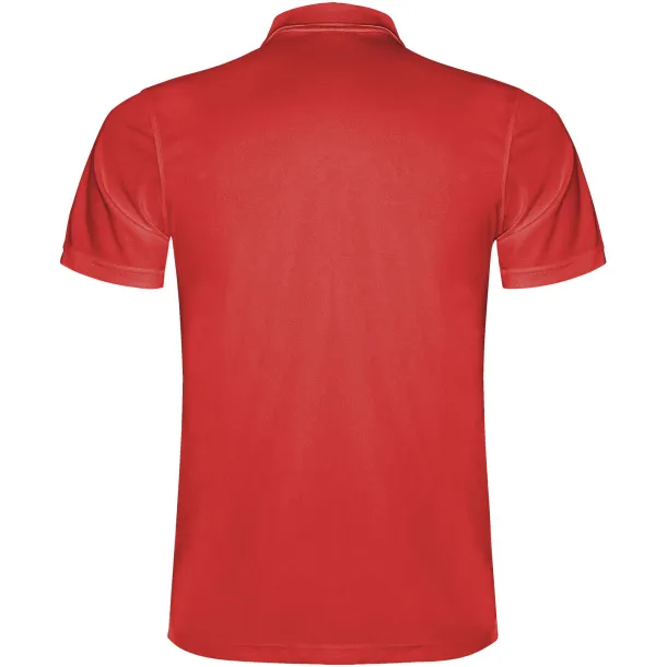 Monzha short sleeve men's sports polo - Roly Red