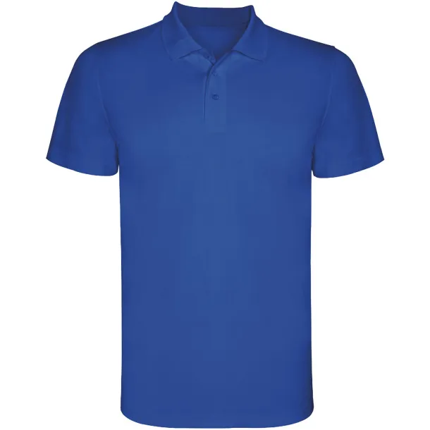 Monzha short sleeve men's sports polo - Roly Royal blue