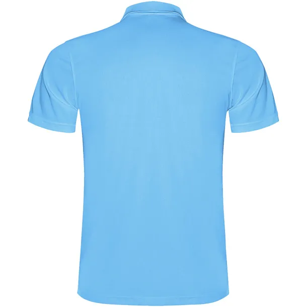 Monzha short sleeve men's sports polo - Roly Turquois