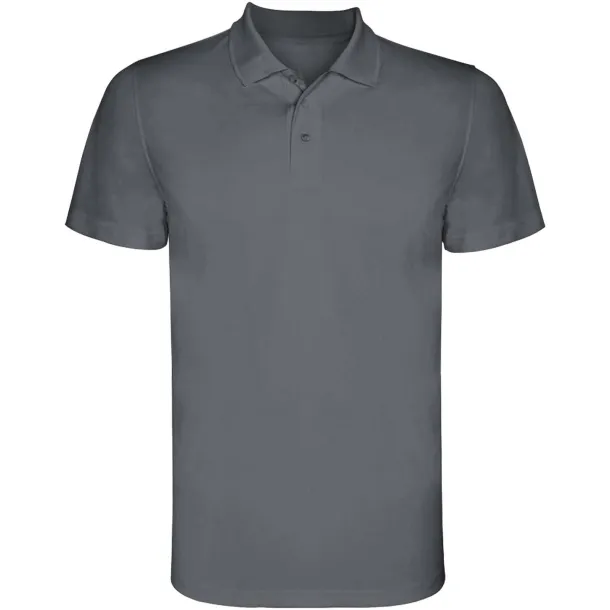 Monzha short sleeve men's sports polo - Roly Lead