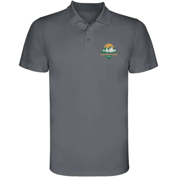 Monzha muška sportska polo majica kratkih rukava, 150 g/m² - Roly Lead