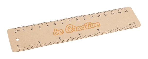 Samler Eco custom paper ruler Natural